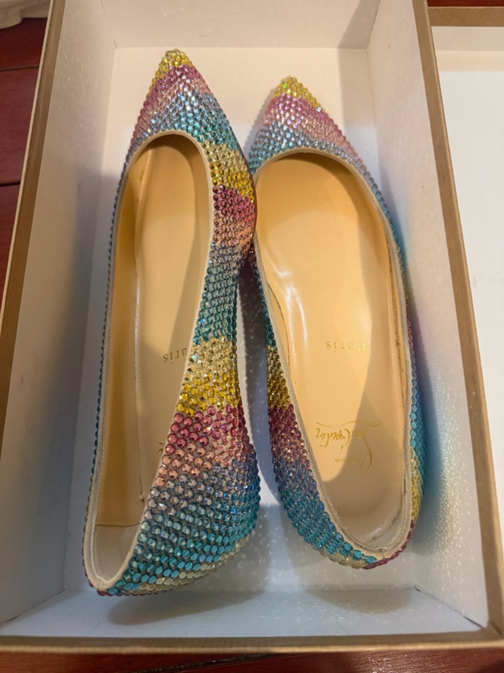 Christian louboutin Soft Rainbow Flat Suede